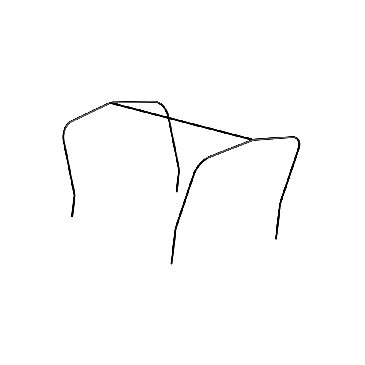Matching canopy support frame