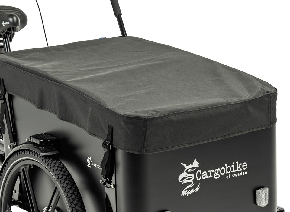 Canopy Cargo Canopy/Cargo Cover Premium Flex/Delight fitted on a cargo bike